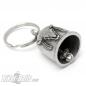 Preview: Biker-Bell Büffel mit Federschmuck Indianer Bison Skull Glücksbringer Gremlin Bell Preview: Biker-Bell Büffel mit Federschmuck Indianer Bison Skull Glücksbringer Gremlin Bell